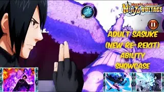 Adult Sasuke (New Re-Rekit) Ability Showcase | Naruto X Boruto Ninja Voltage