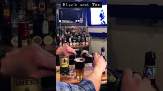 Classic Black & Tan w/ Harp Lager and Guinness Stout. Happy St. Patrick&rsquo;s Day 2023!  #shorts
