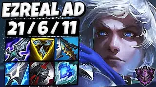 Ezreal vs Draven [ ADC ] Lol Korea Master Patch 12.6 ✅