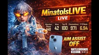 🔴 MinatoIsLIVE – BGMI 4.2 Tamil live || RANK PUSH || #minatobgmi #bgmilive #shortsforyou