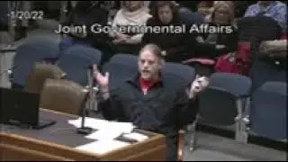 Redressing the LA. House govt affairs committee