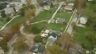 Detroit Zug Island area from RC plane