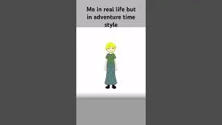 Me but In adventure time art style #fypシ゚viral #ibispaintxartwork #adventuretime #drawing #cute