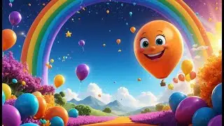 Rainbow Balloon Song &ndash; Who Flies Away | Fun Kids Nursery Rhyme | Colorful Balloon Adventure