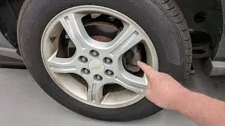 2006 Chevy Uplander right rear wheel banging noise caused by missing brake caliper pin bushings