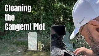 Cleaning the Cangemi Family Headstones | Free Restoration at Natchez City Cemetery