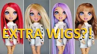 Making NEW DOLL WIGS for Avery Styles from Rainbow High (How to tutorial)