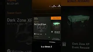 A NEW DARK ZONE XP EVENT! CRAZY XP GAINS! #thedivision2