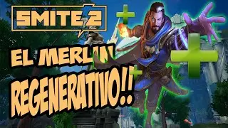 Smite 2 - Merlin - Ve a Tope Todo el Rato Con esta Nueva Build de Merlin Solo!