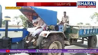 Mahabubnagar Police Seize 5 Tractors for Illegal Sand Transportation | Mukthal | Bharattoday
