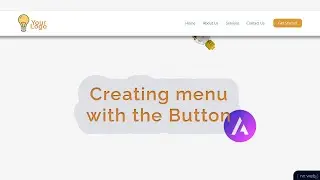 How to create Menu with the Button