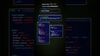 😍🎯 Amazing input label animation using html and css... #css #coding #frontenddeveloper #explore