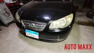 فك تابلوه وتغيير تلاجه تكييف هيونداي النترا ج1 Hyundai Elantra hd evaporator coil replacement p1