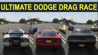 Dodge Demon vs. Dodge Viper ACR vs. Dodge Viper GTS - Forza Horizon 4 Drag Race