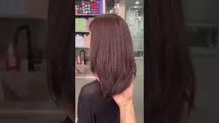 Pink brown hair colour without bleach 😱😱😱😱 #haircut #hairstyle #happy #bigchange #youtubeshorts