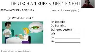 Learn German from Native German Teacher A1 Course Summary Take-Away Food exercises and conversation