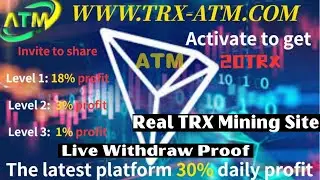 global profit is up to 30% TRX-ATM | get 20Trx Signup Bonus | live Payments proof 100% trusted site