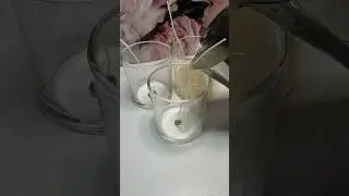 A little bit of the aesthetic process of candle making  #candles #candlemaking #soywaxcandle #rose