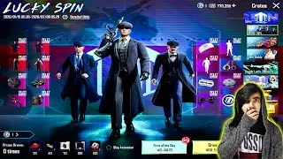 😱 OMG !!  PEAKY BLINDERS LUCKY SPIN CRATE OPENING IN BGMI & 7,69,000 UC - GET DAILY 5 RP