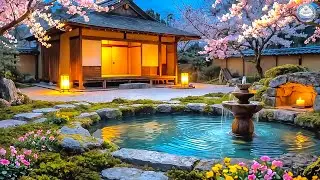 Healing the Soul, Relaxing Music with Bamboo Water Sounds 🍃 Deep Healing to Release Stress