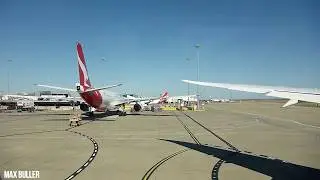 Scenic Qantas 787-9 Takeoff from Melbourne Airport
