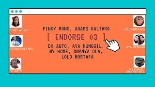 pinky wong, adams kaltara [ endorse 03 ]