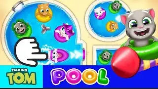 TALKING TOM POOL LEVEL 518 TO 530 WITHOUT LOOSING ANY LIFE HD GAMEPLAY MOD APK
