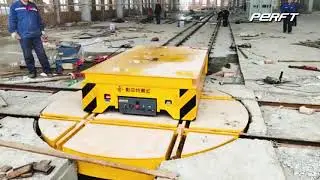 rail turntable and heavy duty rail cart with mold weight 6tons