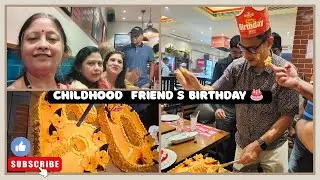 Celebrating My Childhood Friend's Birthday at Barbeque Nation | Lake Mall | Weekly Vlogs #lakemall