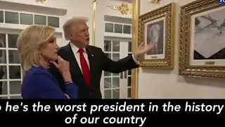 Donald Trump &lsquo;expertly trolls&rsquo; Obama and Biden during Presidential Walk of Fame with Fox News