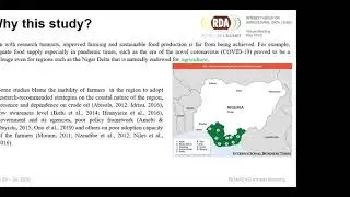 Climate Change Adaptation/Mitigation Strategies, Agricultural Innovation System in the Niger Delta
