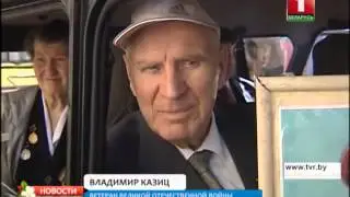 Парад военных частей в Могилеве
