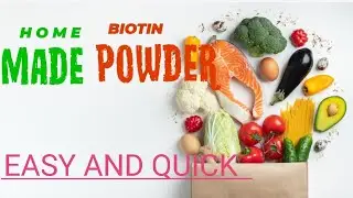 Homemade biotin powder makes this powder  check the description of the details of ingredients 3min..