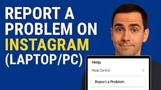 How To Report a Problem on Instagram (Laptop/PC)