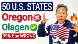 How To Pronounce The 50 States Names Of America🇺🇸