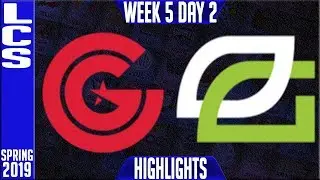 CG vs OPT Highlights | LCS Spring 2019 Week 5 Day 2 | Clutch Gaming vs Optic Gaming