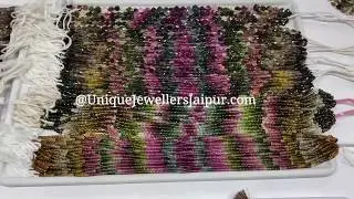 Indicolite, Rubellite & Green Tourmaline Beads | Semi Precious Beads For Jewelry Making