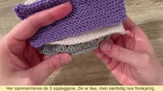 Forskjellige opplegg &ndash; kabelopplegg &ndash; old norwegian cast on/german twisted cast on &ndash; vanlig opplegg