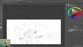 Character Illustration ✦ Hair Clean-Up & Rendering ✦ Photoshop 2023 Digital Art Live 19.01.25
