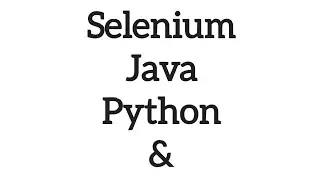 Selenium Java Python Interview and quiz questions