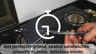 @Bartanji  TasteGrill Toaster 🥪 | Nonstick, Gas Stove Grill Sandwich Maker