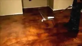How-To Apply E10 Epoxy Sealer to a Colored Concrete Floor (Video) | SealGreen.com | 800-997-3873
