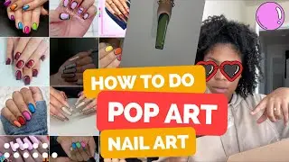 Pop Art Comic Book Nail Trend Tutorial 2022