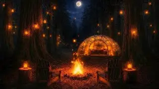 🔥RELAXING  FIREPLACE & CAMPFIRE AMBIENCE - No Music, Insomnia Relief, Deep Sleep, Meditation  - ASMR