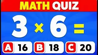 Can You Pass This Maths Quiz...? ➕✖️🧠 Easy Level | Addition and Multiplication