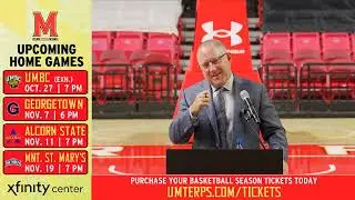 Maryland Basketball Media Day | Head Coach Buzz Williams Press Conference | 10/23/25