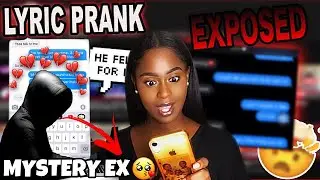 LYRIC PRANK ON EX BOYFRIEND *he wants me back!?* (HILARIOUS REACTION)