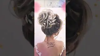 Gorgeous Bridal #hairstyle For #wedding Prom night #looks #shorts #viral #video