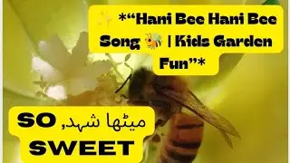 Hani Bee Hani Bee 🐝**#HaniBeeSong #KidsPoem #GardenFun #HoneyBee
