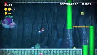 Superstar Road-3 Swim For Your Life [New Super Mario Bros Wii U]